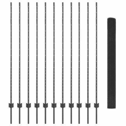 Welded Wire Fence with Post 25 x 1.5 m (W x H)