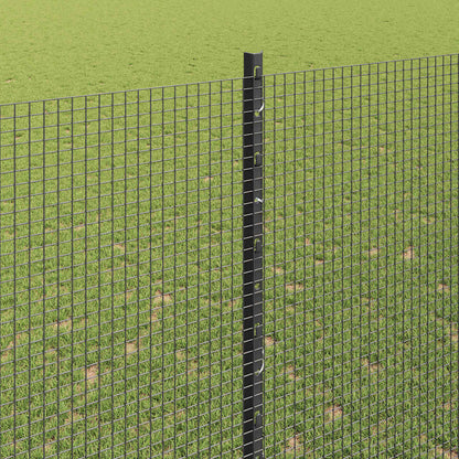 Fence with Post Grey