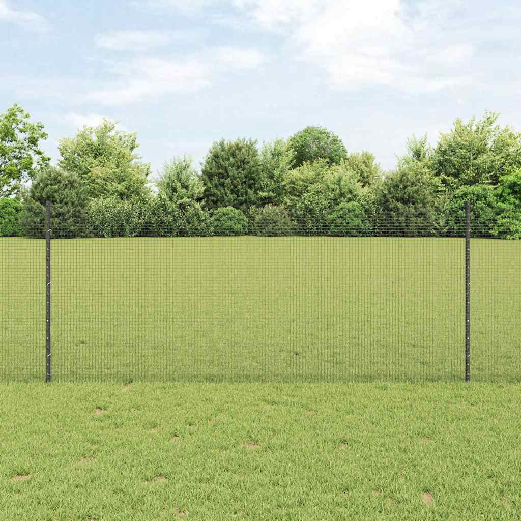 Fence with Post Grey