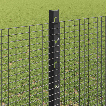 Fence with Post Grey