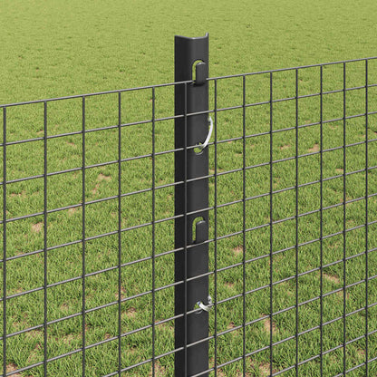 Fence with Post Grey