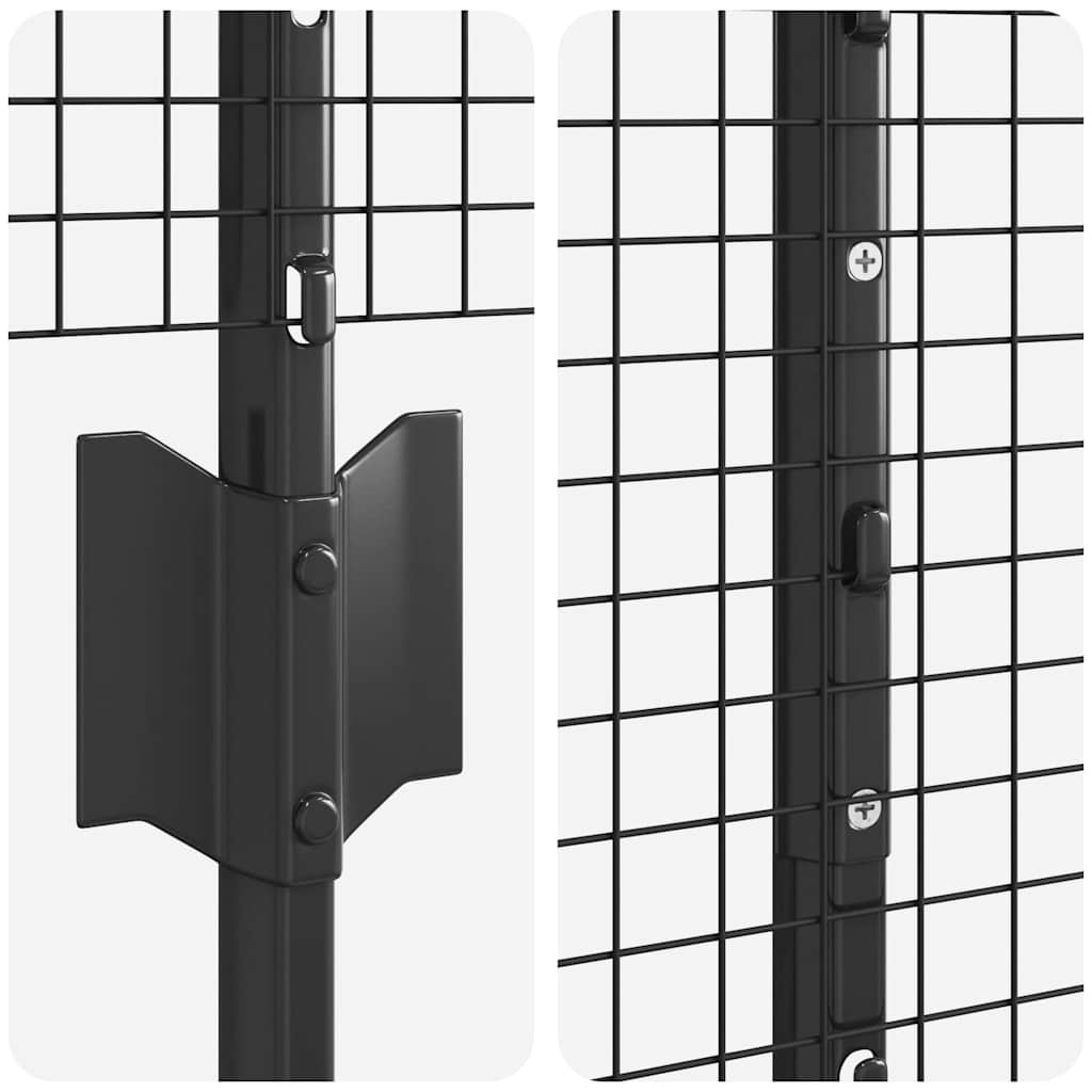Fence with Post Grey