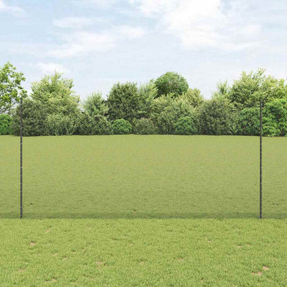 Welded Wire Fence with Post 50 x 1.5 m (W x H) PVC-Coated Steel