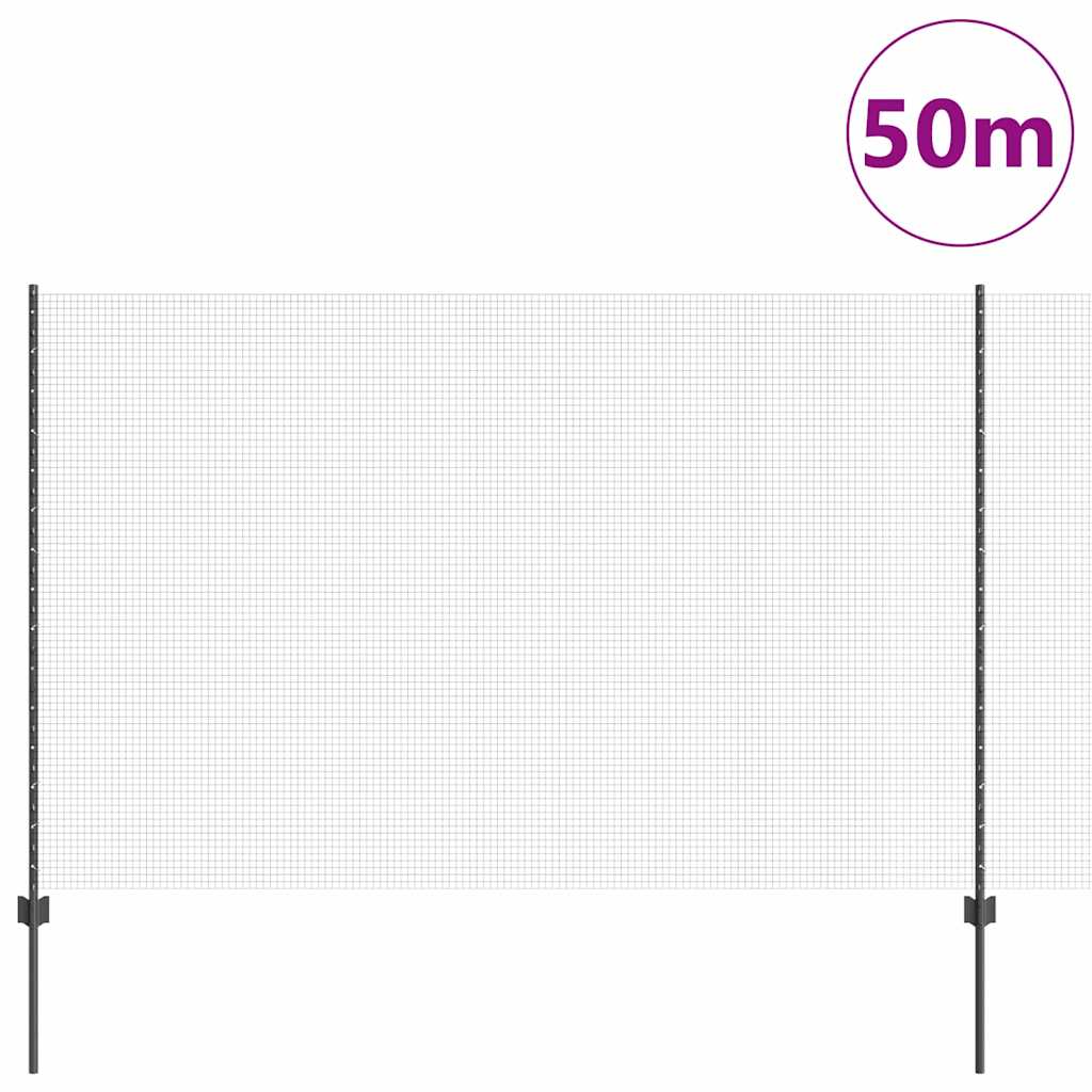 Fence with Post Grey