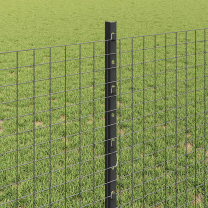 Fence with Post Grey
