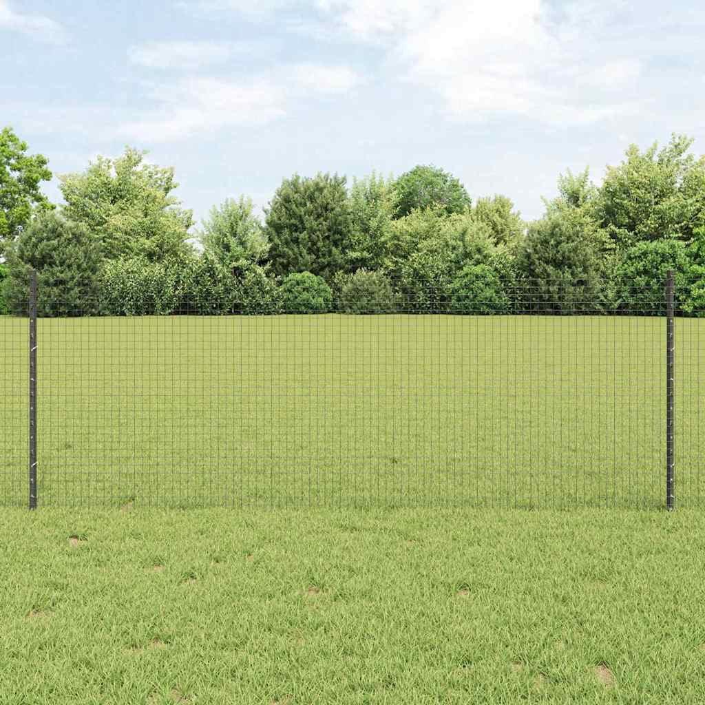 Fence with Post Grey
