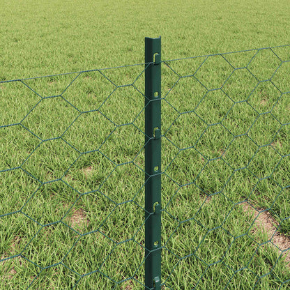 Fence with Post Green