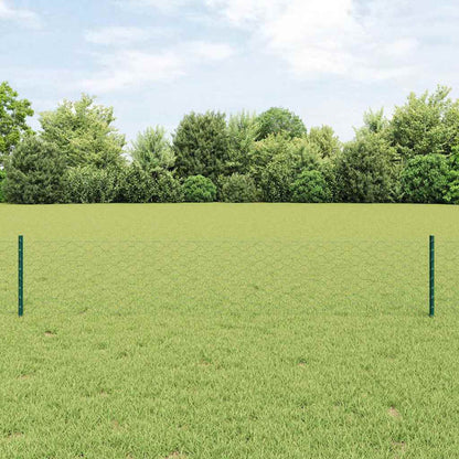 Fence with Post Green