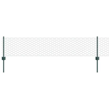 Fence with Post Green
