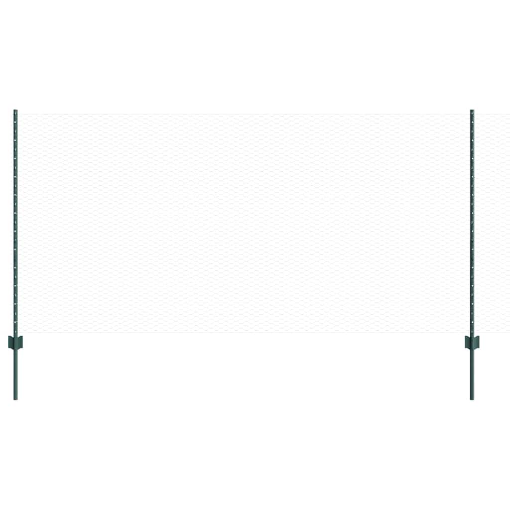 Fence with Post Green