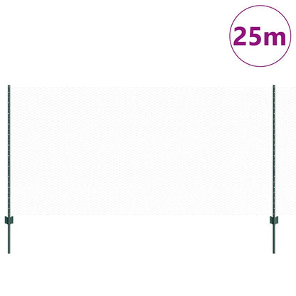 Fence with Post Green