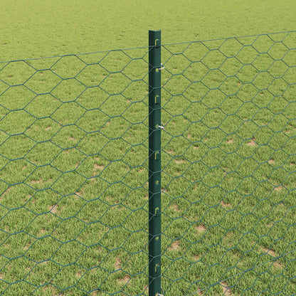 Fence with Post Green