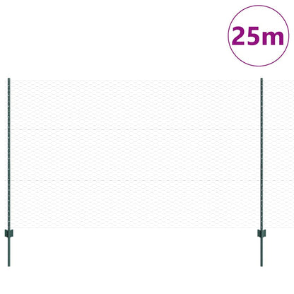 Fence with Post Green
