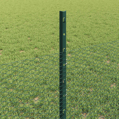 Fence with Post Green