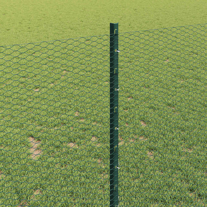 Fence with Post Green