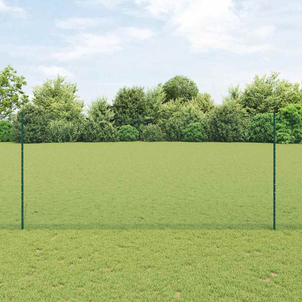 Fence with Post Green