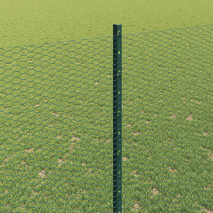 Fence with Post Green