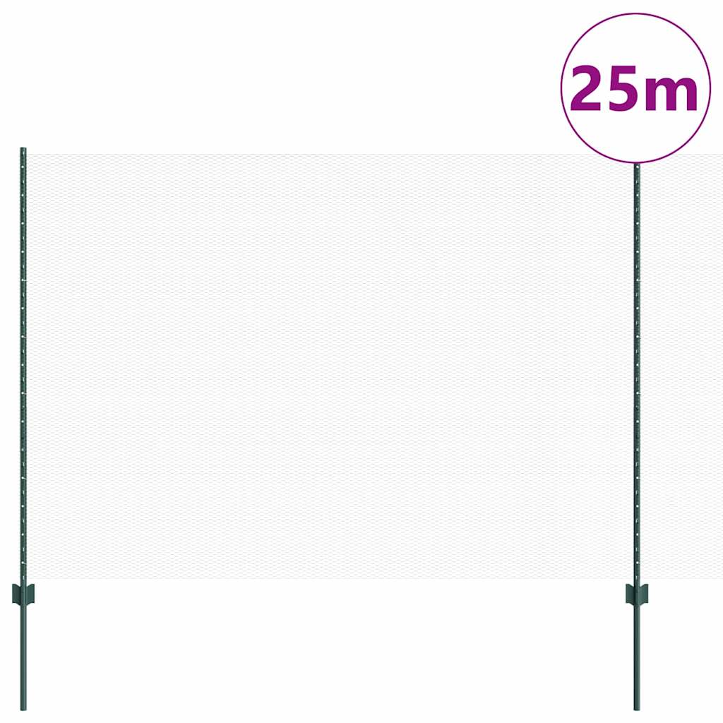 Fence with Post Green