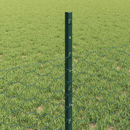 Fence with Post Green