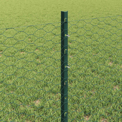 Fence with Post Green
