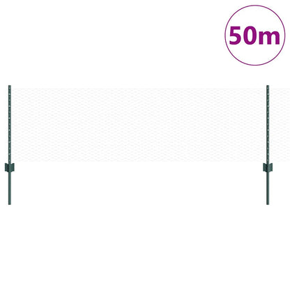 Fence with Post Green