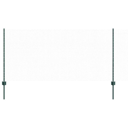 Welded Wire Fence 50 x 1 m (W x H) PVC-Coated Steel Green Mesh