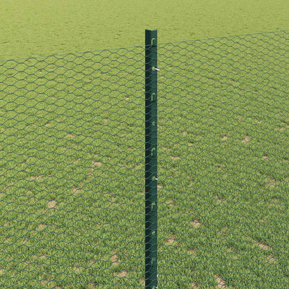 Fence with Post Green