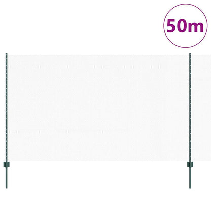 Fence with Post Green