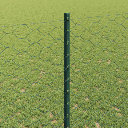 Fence with Post Green