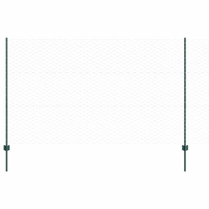 Fence with Post Green