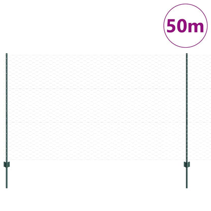 Fence with Post Green