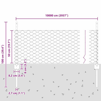 Fence with Post Green