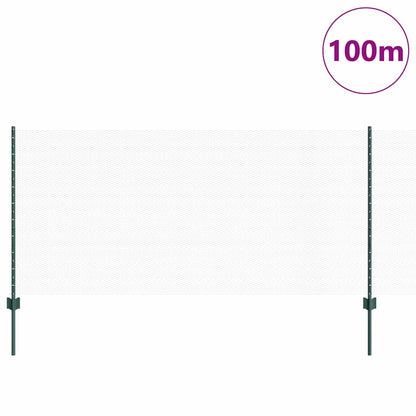 Fence with Post Green