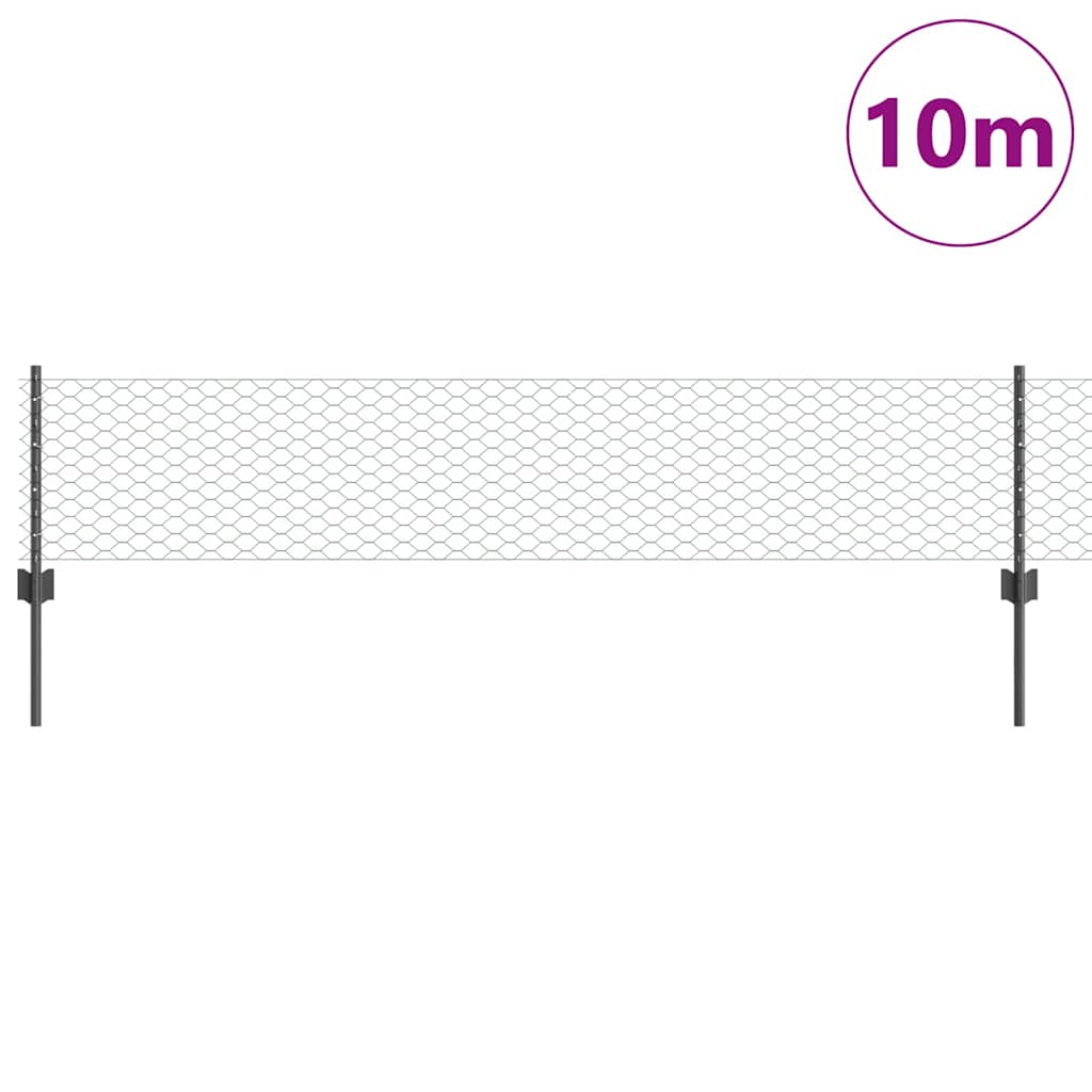 Fence with Post Grey