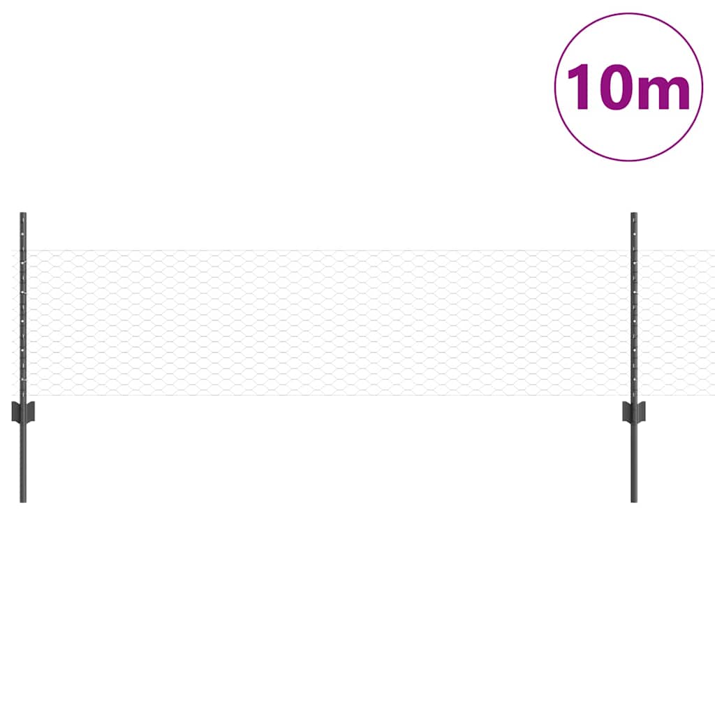 Fence with Post Grey