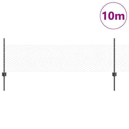 Fence with Post Grey