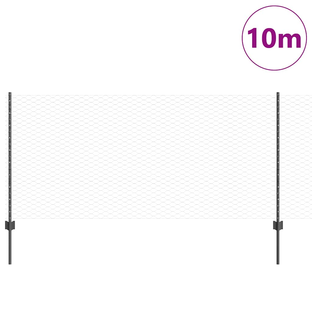 Fence with Post Grey