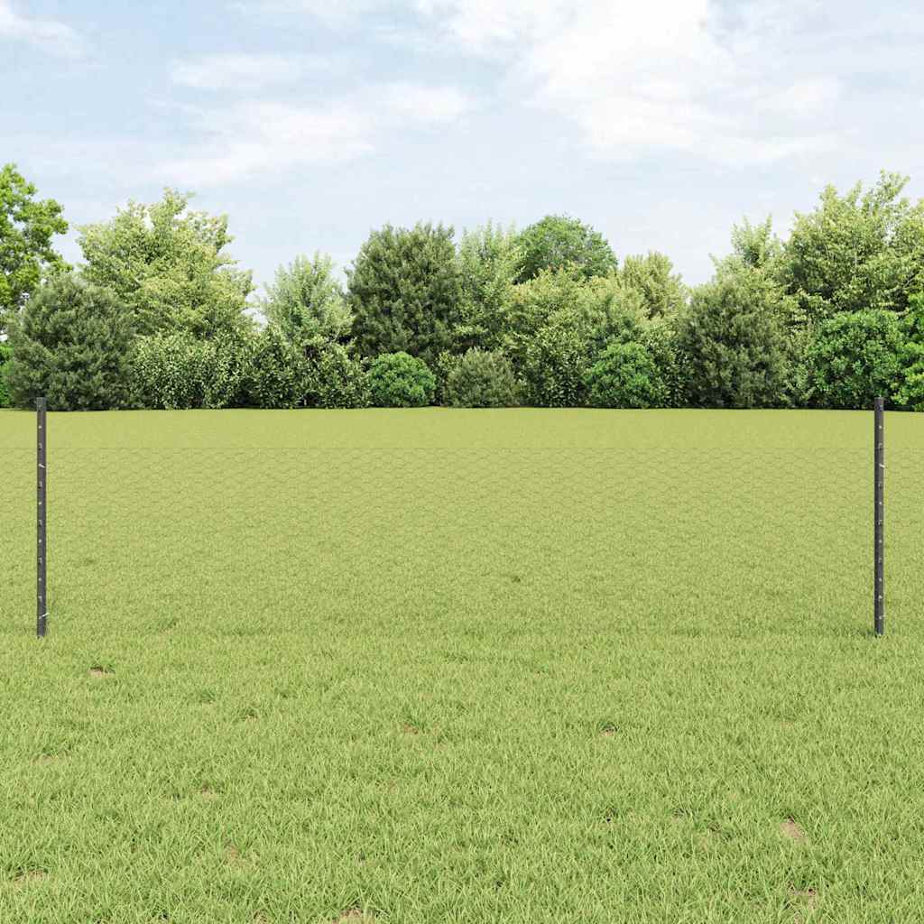 Fence with Post Grey