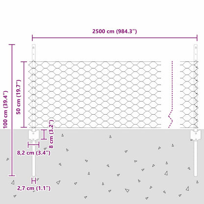 Fence with Post Grey