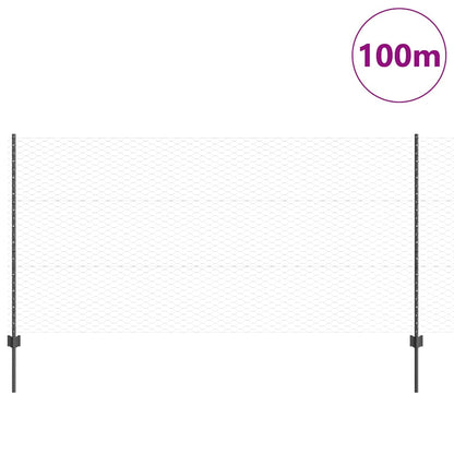 Fence with Post Grey
