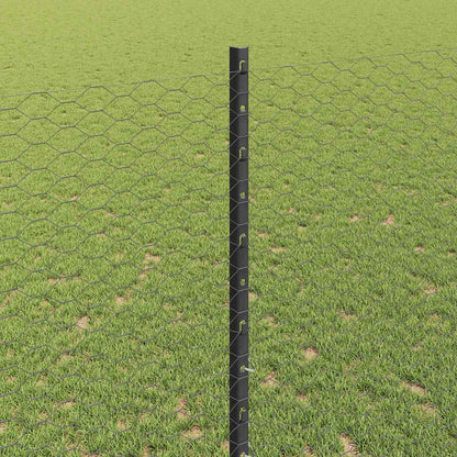 Fence with Post Grey