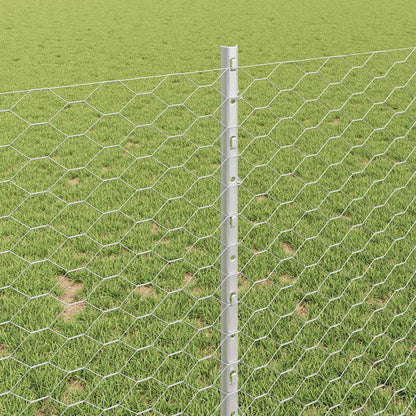 Fence with Post Silver