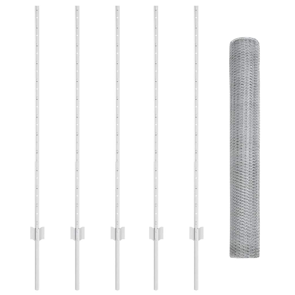 Welded Wire Fence 10 x 1.2 m (W x H) Hot-Dip Galvanised Steel