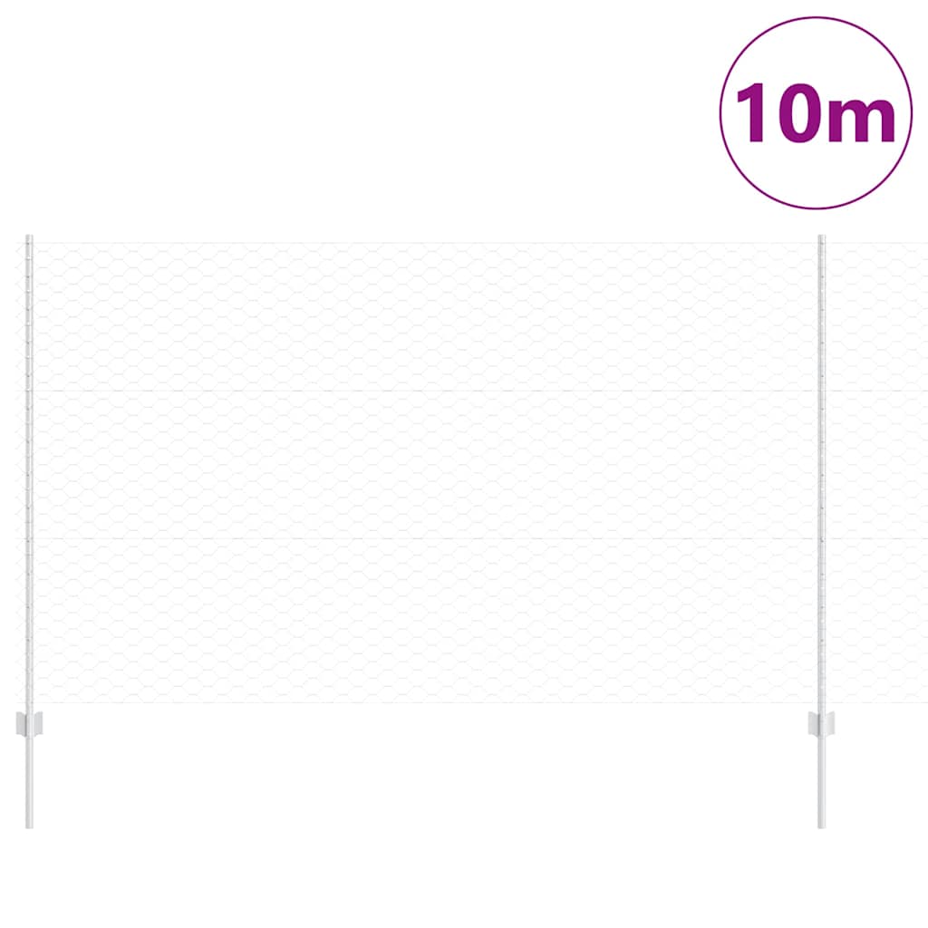 Fence with Post Silver