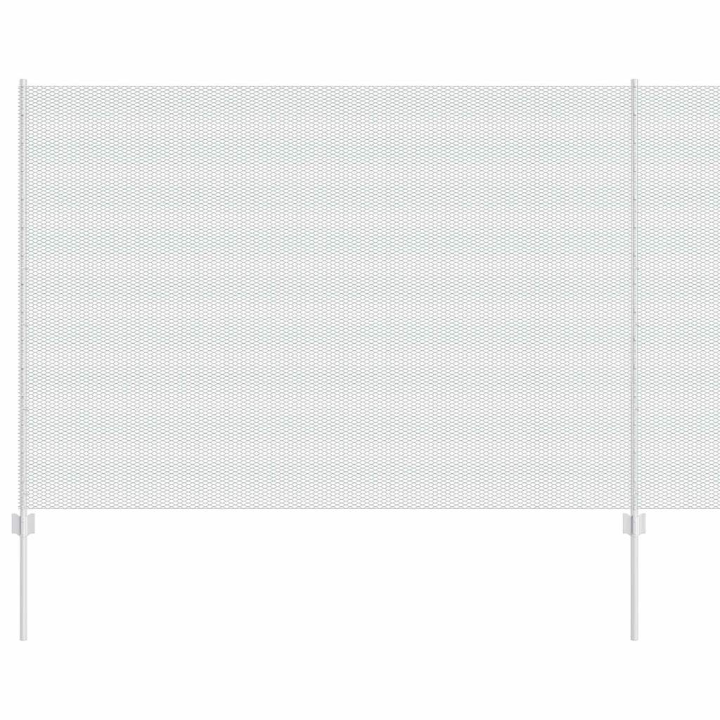 Fence with Post Silver