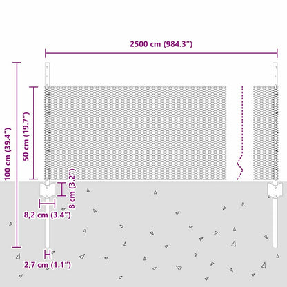 Fence with Post Silver