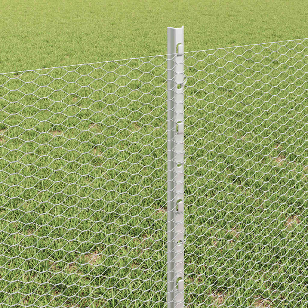 Welded Wire Fence 25 x 0.6 m (W x H) Hot-Dip Galvanised Steel