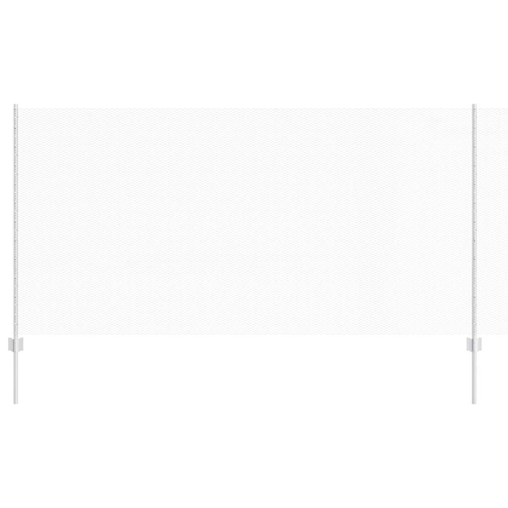 Fence with Post Silver 1.2 x 25 m Steel