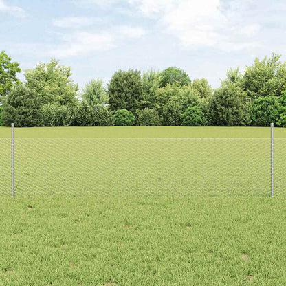 Fence with Post Silver