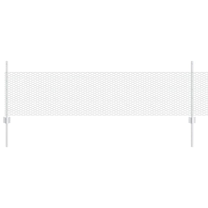 Fence with Post Silver